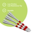 thumbnail image 3 of Noa Store 3 1/4" Plastic Golf Tees - 150 Tees in Bulk - White and Red, 3 of 6