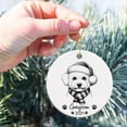 thumbnail image 4 of Customized Bichon Frise Ornament Xmas Tree 2025, Personalized Bichon Frise Pencil Drawing Name & Year Ornament, Bichon Frise with Santa Hat Ornament, Gifts for Bichon Frise Lovers j5ETVc, 4 of 6