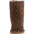 thumbnail image 2 of Bearpaw Women's Emma Short Hickory Leopard Ankle-High Suede Boot - 8M, 2 of 8