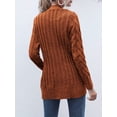 thumbnail image 2 of Women's Cardigan Fall Cardigan Lightweight Long Sleeve Knit Sweater Button Loose Jacket with Pockets, 2 of 7