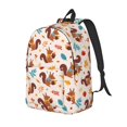 thumbnail image 1 of Balery Forest Squirrel Nuts Mochila Clásica Impresa Básica para Viaje, Mochila Escolar Resistente al Agua, Mochila de Lona con Correas Ajustables-Medium, 1 of 5