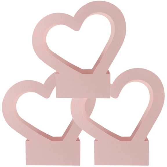 GETAJGHSD Flower Bouquet Holder Pink Recycled Paper Pulp 3Pcs