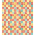 thumbnail image 3 of Ambesonne Kitchen Duvet Cover Set, Flowers Dots Stripes, Calking, Coral Yellow Mint Green, 3 of 3