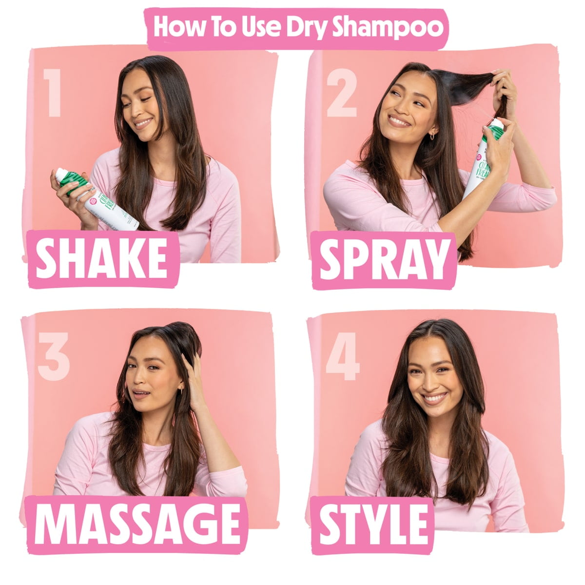 Not Your Mother's Clean Freak Dry Shampoo for Dark Hair Shades, 12 oz