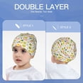 thumbnail image 6 of Honeii Medical Icons Print Kids Knit Beanie Watch Hat ,Knit Cap for Boys and Girls, 6 of 7