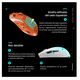 thumbnail image 3 of Mouse Inalámbrico Recargable Gamer  Dpi30000 Lab.G, Blanco, 3 of 5