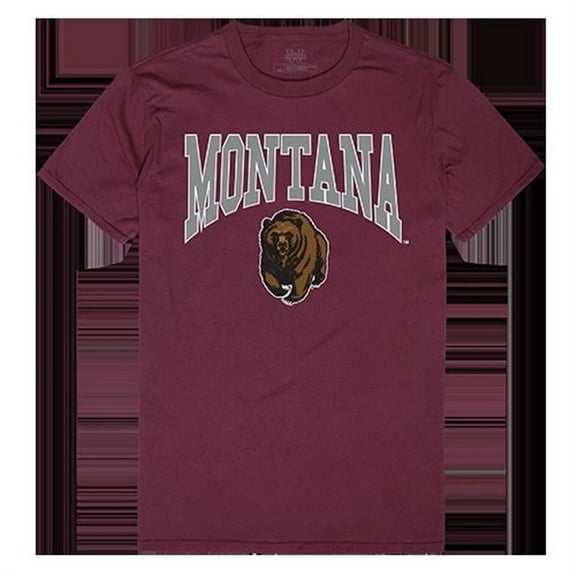 Montana Athletic Tee, Maroon - Extra Large