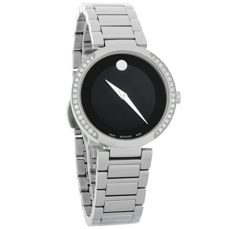 Movado Modern Classic Women's Diamond Stainless Steel Quartz Watch 0607367
