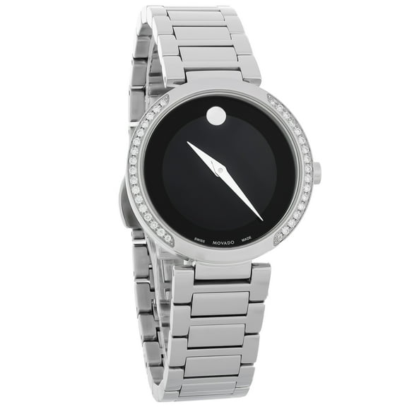 Movado Modern Classic Women's Diamond Stainless Steel Quartz Watch 0607367