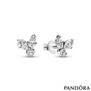 Pandora #292406C01 Sparkling Herbarium Cluster Stud Earrings