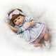 thumbnail image 2 of Reborn Baby Doll Girl 17" Real Life Babies Art Doll, 2 of 5