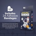 thumbnail image 2 of BioSwiss Bandages, Outer Space Shaped Self Adhesive Bandage, Latex Free Sterile Wound Care, 24 Count, 2 of 7