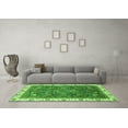 thumbnail image 3 of Ahgly Company Indoor Square Abstract Green Modern Area Rugs, 5' Square, 3 of 4