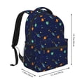 thumbnail image 2 of Easygdp Space Galaxy Mochila Ergonómica Versátil para Laptop - Múltiples Bolsillos, Correas Ajustables, Unisex para Escuela, Viajes y Actividades al Aire Libre-One Size, 2 of 5