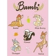thumbnail image 2 of Girl's Bambi Character Names  Graphic Tee Light Pink X Small, 2 of 4