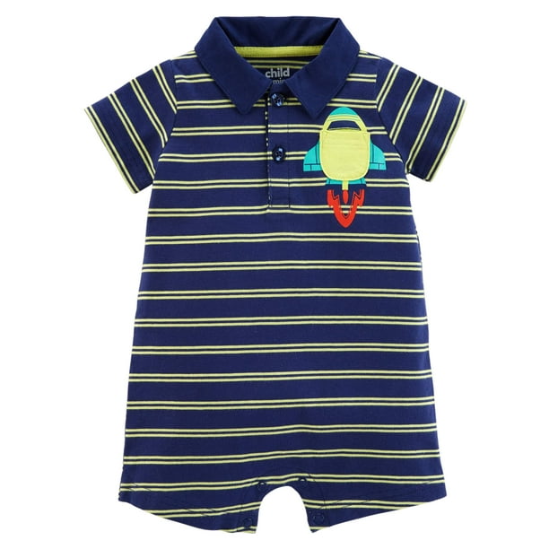 infant polo romper