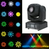 Lixada 25W Mini Moving Head LED Stage Light RGBW 9/11 Channel DMX-512 Sound Active Party Disco Show