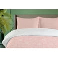 thumbnail image 4 of Ambesonne Pale Pink Duvet Cover Sets, Flowers Spiral, 2-Queen, Coral White, 4 of 7