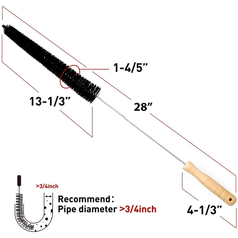 HomeHero Condenser Coll Cleaning Brush Foldable Vent Trap Cleaner