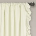 Reyna Window Curtain Panels Ivory 54X63 Set