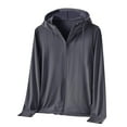thumbnail image 2 of Gamivast Hooded Sun Shirts for Men Zip up Mesh Cooling Hoodie Thin Workout Jacket Moisture Wicking Breathable Gym Running Training Athletic Outfits, 2 of 5