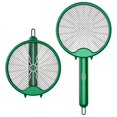 thumbnail image 1 of Lámpara antimosquitos recargable por USB, matamoscas eléctrico plegable con luz UV, 3000V, 1 of 4