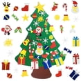 thumbnail image 1 of Árbol de Navidad de Fieltro para Niños, Juego de 30 Piezas, Adornos de Pared Desmontables, Regalos de Navidad, Decoraciones navideñas para el hogar para niños Rojo Verde Cocina, Decoración y Otros, 1 of 5