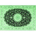 thumbnail image 1 of Ahgly Company Indoor Rectangle Persian Emerald Green Traditional Area Rugs, 2' x 5', 1 of 4