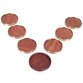 thumbnail image 3 of Coussin de Tasse, Coussin de Tasse Empilable Rond, Accessoires de Cérémonie de Bureau avec Base de Stockage pour l'Isolation Thé Cérémonie Palissandre, 3 of 8