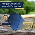 thumbnail image 5 of Kings County Tools Hoe Garden Tool - 16.5” Leaf-Shaped Steel Garden Hoe, 5 of 6