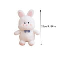 thumbnail image 3 of NAOJIE Peluches Lapin avec Nœud Papillon Bleu, Petits Cadeaux pour Paniers de Pâques, Adorable Ami de Rabbit pour l'Heure du Coucher, Cadeaux Câlins, 10 Pouces, Peluche Rabbit de Pâques, 3 of 6