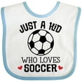 thumbnail image 3 of Inktastic Soccer Sports for Kids Boys or Girls Baby Bib, 3 of 4