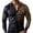 Coffee, variant on Shirts for Men Long Sleeve Button Front Leopard Print Slim Fit Shirt, Trendy Color Block Casual Shirt for Party Night Club Street Wear Coffee 3XL