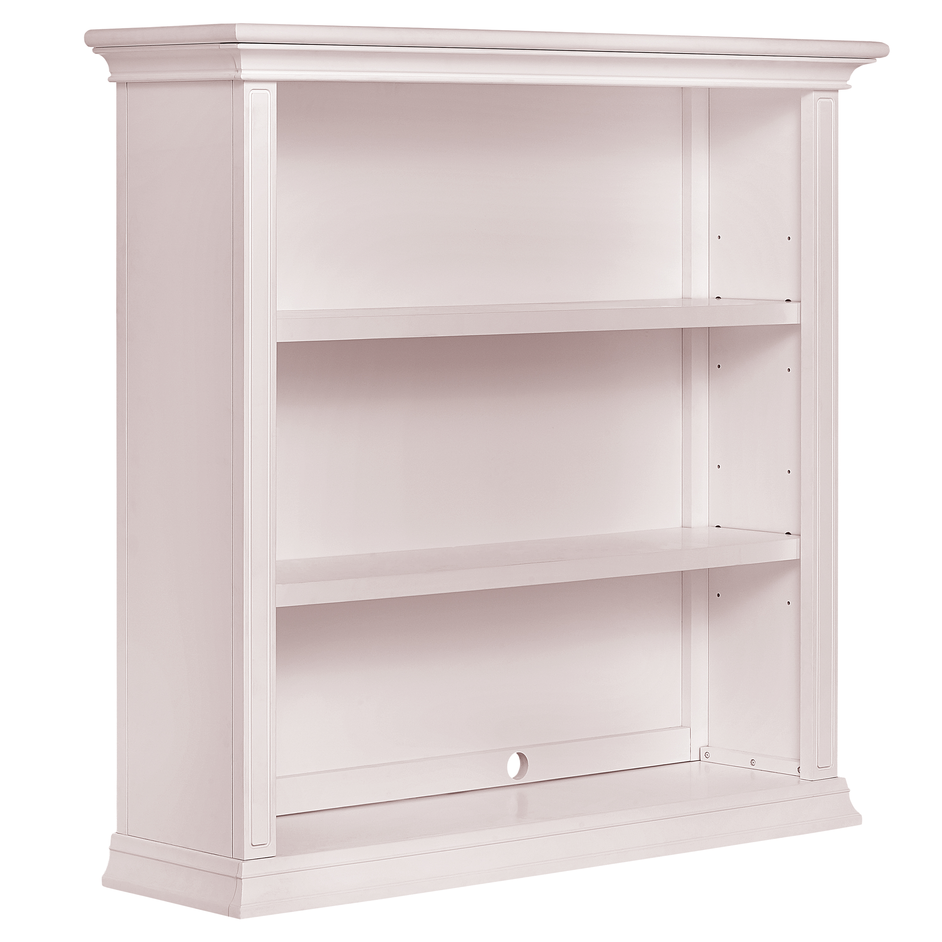 Evolur Mini Bookcase, Blush Pink Pearl