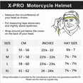 XPRO Adult DOT Approved Open Face Motorcycle Helmet,Red