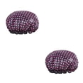 thumbnail image 4 of Minnieouse Sombrero de baño para mujer, capas impermeables, gorros para el pelo de ducha alta, cubierta de cabeza de niña gruesa para accesorios de Type1 NO1 Minnieouse CBP394379, 4 of 5