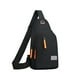 thumbnail image 2 of Bolso bandolera impermeable para hombre | Mochila ligera de pecho | Mochila multifuncional para deportes al aire libre | Bolso bandolera de viaje de 0,2 kg con puerto para auriculares, 2 of 5