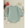 thumbnail image 4 of Suealasg Infant Baby Girls Christmas Onesie Bodysuit Long Sleeve Christmas Tree Print Romper 3M 6M 12M 18M Newborn Girls Fall One Piece Jumpsuit, 4 of 9