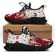 thumbnail image 1 of Zapatillas deportivas con degradado para mujer, zapatos de enfermería con bonitos dibujos animados, diseño de marca médica, con cordones, planos, para mujer, 1 of 6