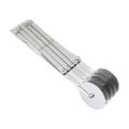 thumbnail image 3 of Stainless Steel Multi-Wheel Adjustable Pizza Cutter | 2.24" Blade | 4.72" Expansion | Uniform Slicing Knife for Baking, Vegetables & More | Rust-Resistant Kitchen Tool, 3 of 7