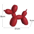 thumbnail image 4 of Adorno artístico y divertido con forma de perro con globos de colores vivos: decoración llamativa y divertida para el hogar y la oficina (rojo), 4 of 6