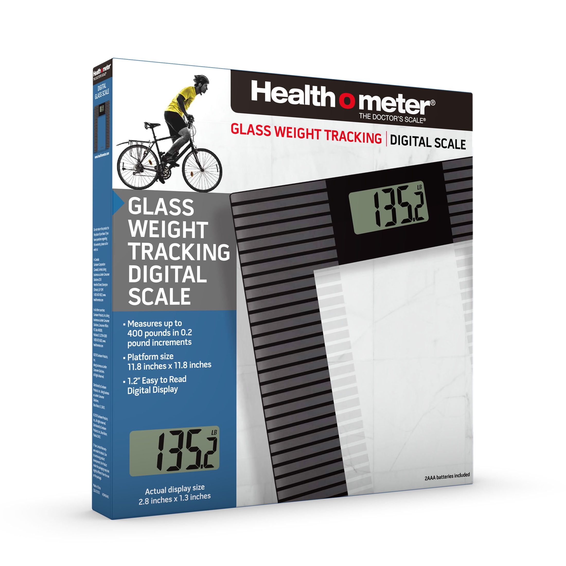 Health o Meter® 500KG Eye Level Digital Scale - KG Measurement Only, 220 kg  x 0.1 kg