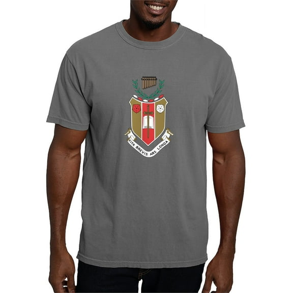 CafePress - Sigma Alpha Iota Colored Crest T Shirt - Mens Comfort Colors Shirt