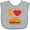 AC-Heather Grey, variant on Inktastic I Love Cheeseburgers Boys or Girls Baby Bib