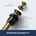 thumbnail image 6 of WB-03032GD Widespread 2-handle Bathroom Faucet with Drain Assembly, 6 of 11