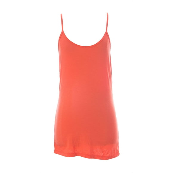 VELVET by Graham & Spencer Women's Spaghetti Strap Tank Top Small Orange