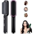 thumbnail image 4 of Nuevo peine para alisar el cabello de iones negativos con 5 temperaturas, cepillo y rizador para alisar el cabello 2 en 1, peine alisador eléctrico portátil calentado, 4 of 4