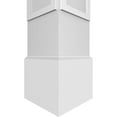 thumbnail image 5 of Ekena Millwork 8"W x 8'H Craftsman Classic Square Non-Tapered X-Board Farmhouse Fretwork Column w/ Standard Capital & Standard Base, 5 of 8