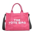 thumbnail image 4 of Bolso TheToteBag para mujer, bolso de mano portátil con letras 2023, bolso mensajero de lona de gran capacidad, 4 of 5
