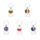 thumbnail image 4 of Llavero abridor de botellas, llavero decorativo nacional, mochila, cartera, bolso, llavero temático, colgante de fútbol, ​​Metal extraíble Almacenamiento y organización del hogar bosnia herzegovina Moyic HA073844-05, 4 of 6